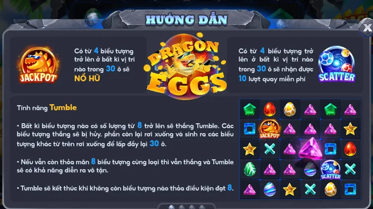 Nổ hũ Dragon Eggs Tại Iwin Club Chinh Phục Kho Báu Với Giải Thưởng Hàng Tỷ Đồng