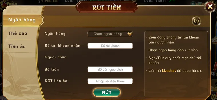 Rút Tiền Iwin Club Siêu Tốc Độ Về Tài Khoản Ngân Hàng Chỉ Trong Một Nốt Nhạc